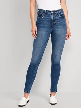 Old Navy Women's Medium Blue Skinny Jeans